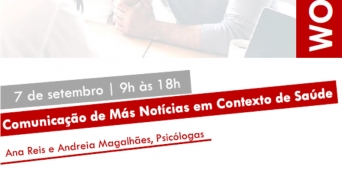 Workshop &ldquo;Comunica&ccedil;&atilde;o de M&aacute;s Not&iacute;cias em Contextos de Sa&uacute;de&rdquo;